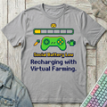 Social Battery Low T-Shirt - Social Battery Low_sport_grey