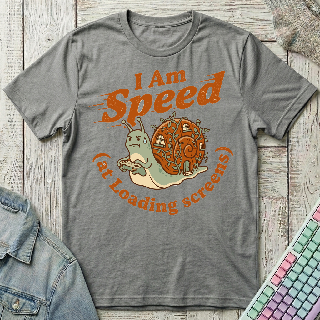 Speedy Snail T-Shirt - Speedy Snail_graphite_heather