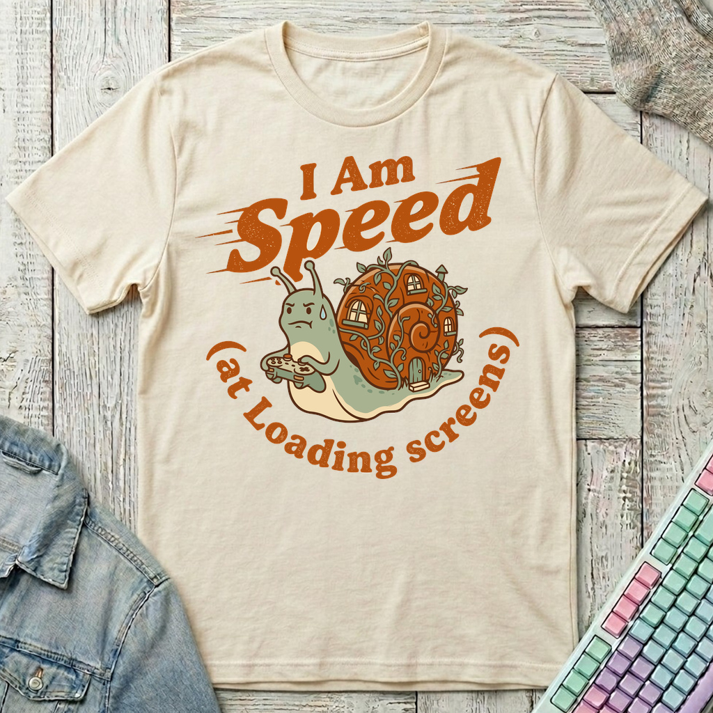 Speedy Snail T-Shirt - Speedy Snail_natural