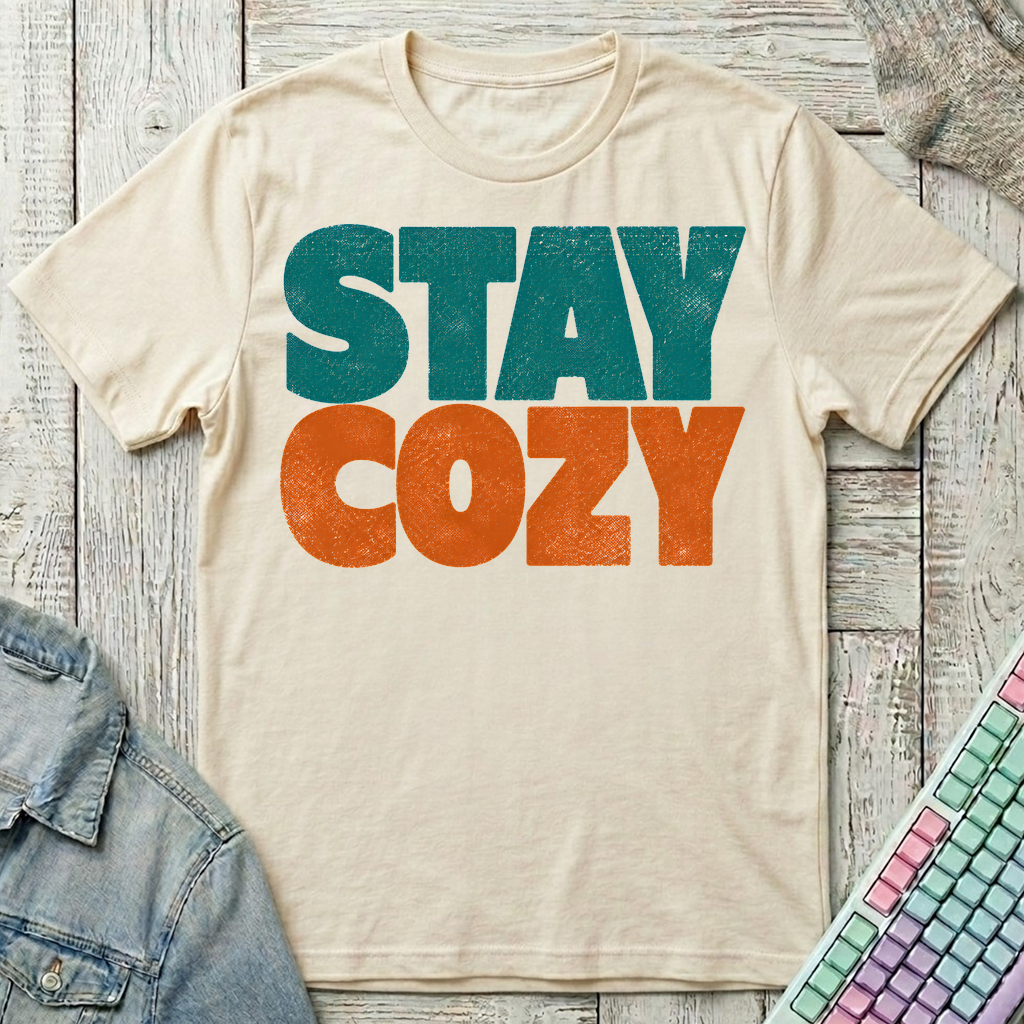 Stay Cozy T-Shirt - Stay Cozy_natural