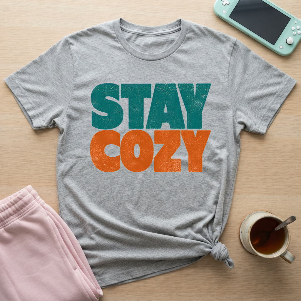 Stay Cozy T-Shirt - Stay Cozy_sport_grey