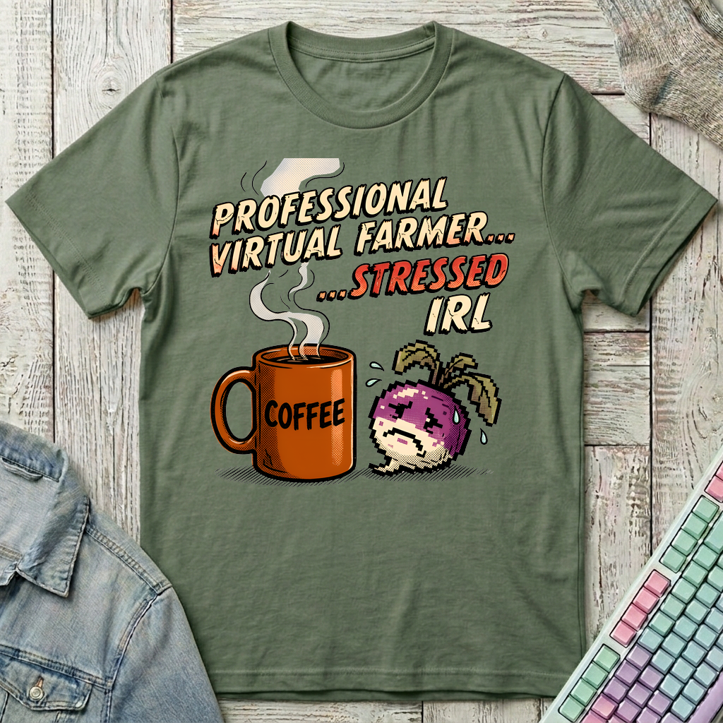 Stressed IRL T-Shirt - Stressed IRL_military_green
