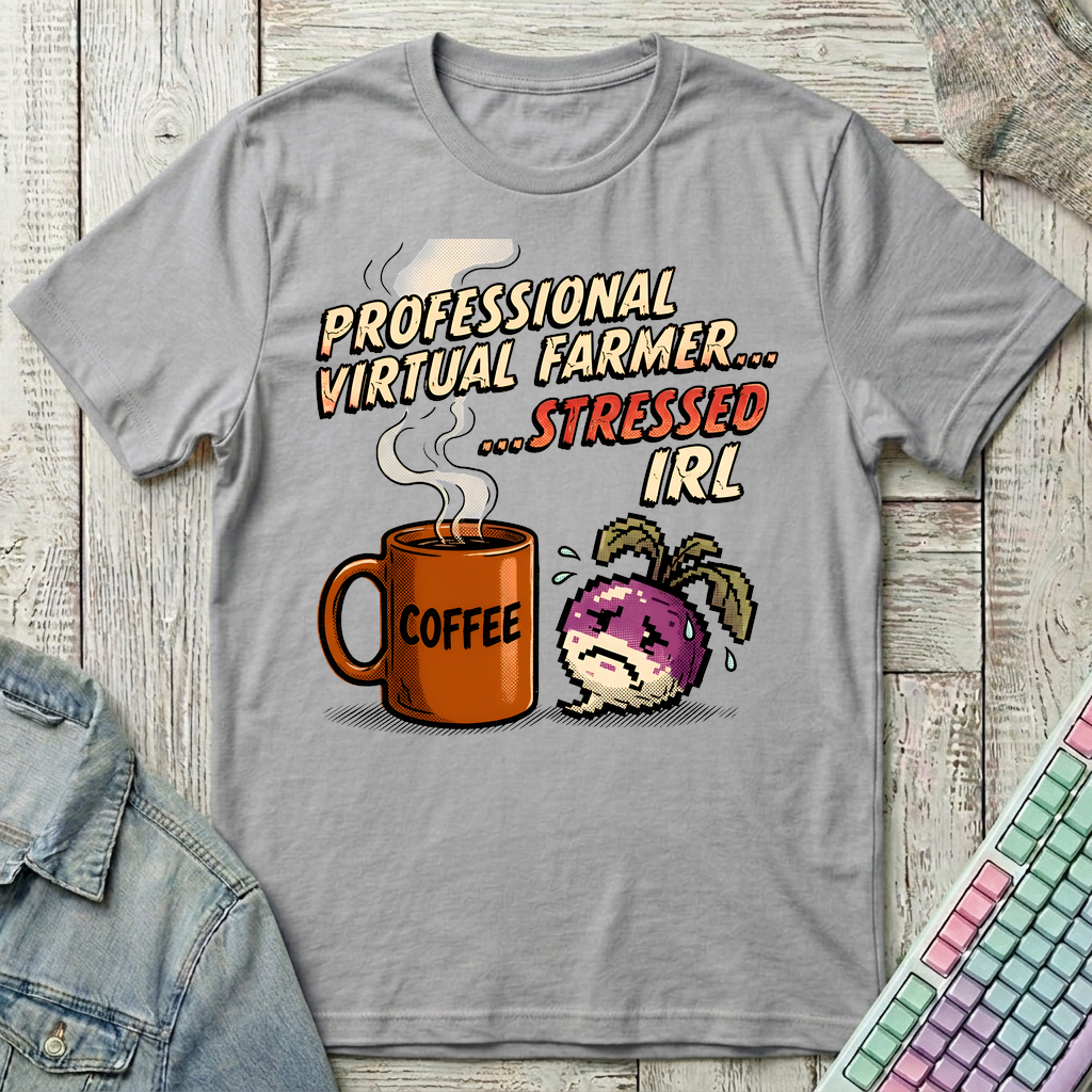 Stressed IRL T-Shirt - Stressed IRL_sport_grey