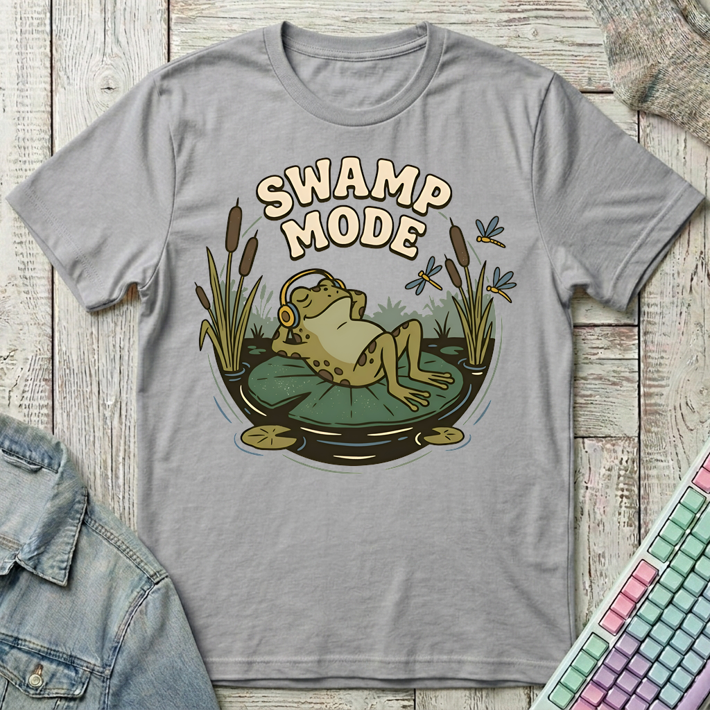 Swamp Mode T-Shirt - Swamp Mode_sport_grey