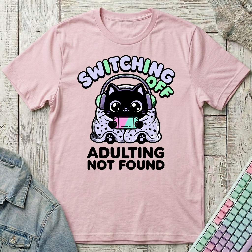 Switching Off T-Shirt - Switching Off_light_pink