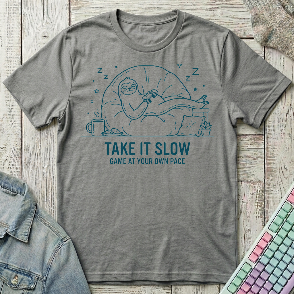 Take It Slow T-Shirt - Take It Slow_graphite_heather