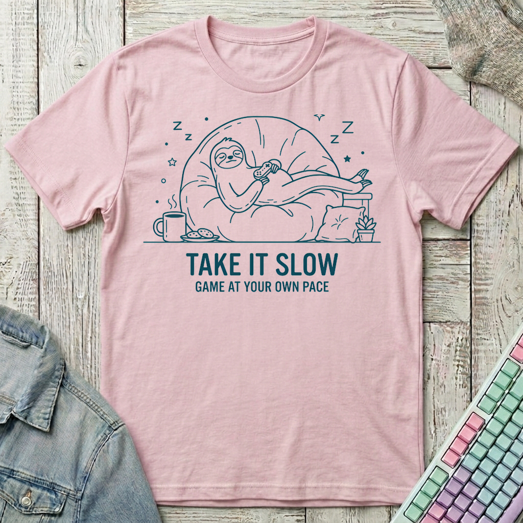 Take It Slow T-Shirt - Take It Slow_light_pink