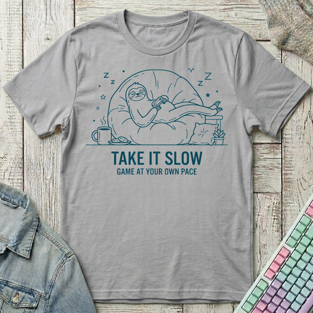 Take It Slow T-Shirt - Take It Slow_sport_grey