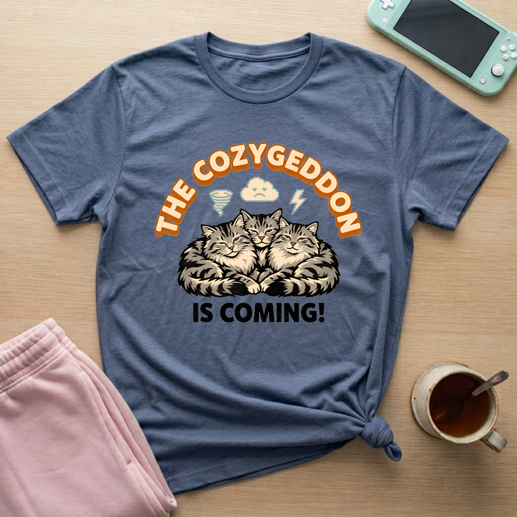 The Cozzygeddon T-Shirt - The Cozzygeddon_heather_indigo