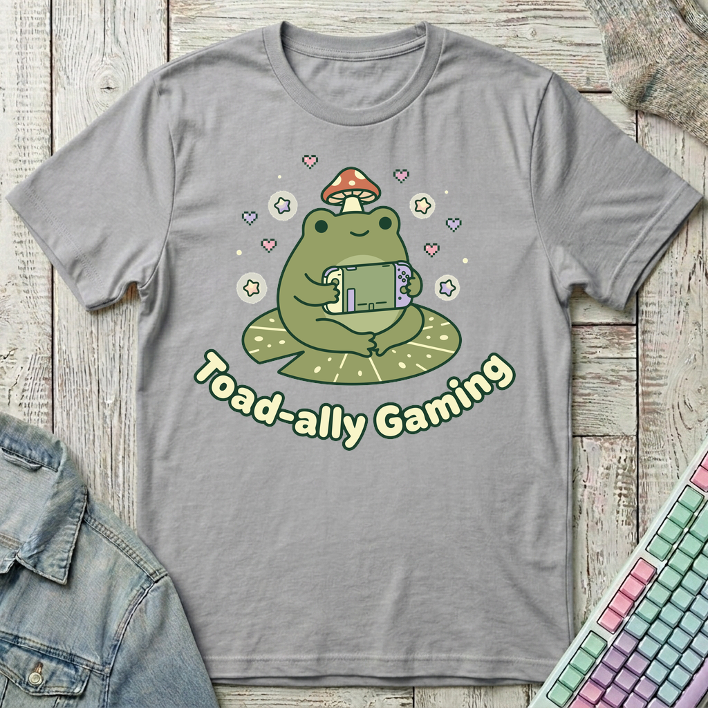 Toadally Gaming T-Shirt - Toadally Gaming_sport_grey