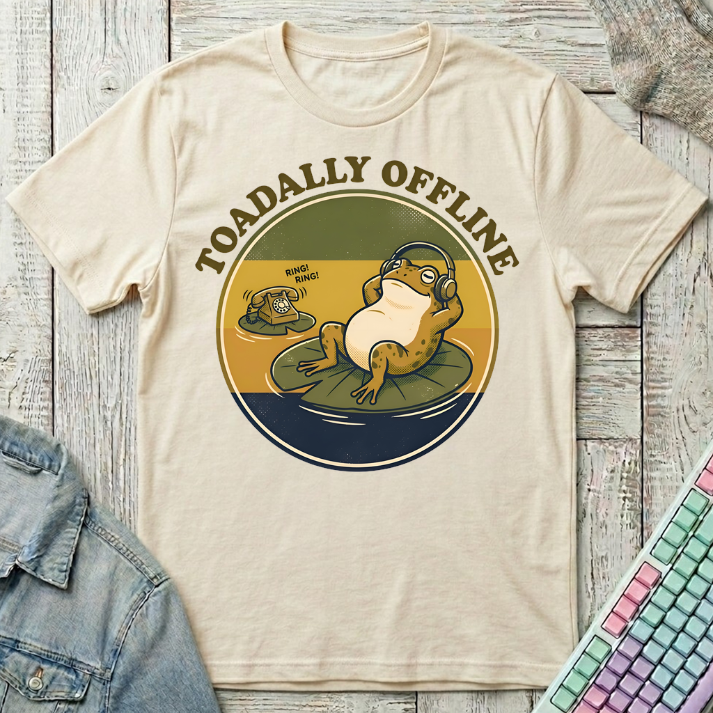 Toadally Offline T-Shirt - Toadally Offline_natural