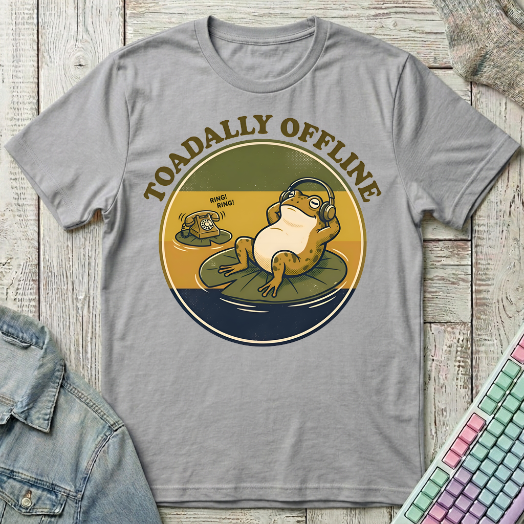 Toadally Offline T-Shirt - Toadally Offline_sport_grey