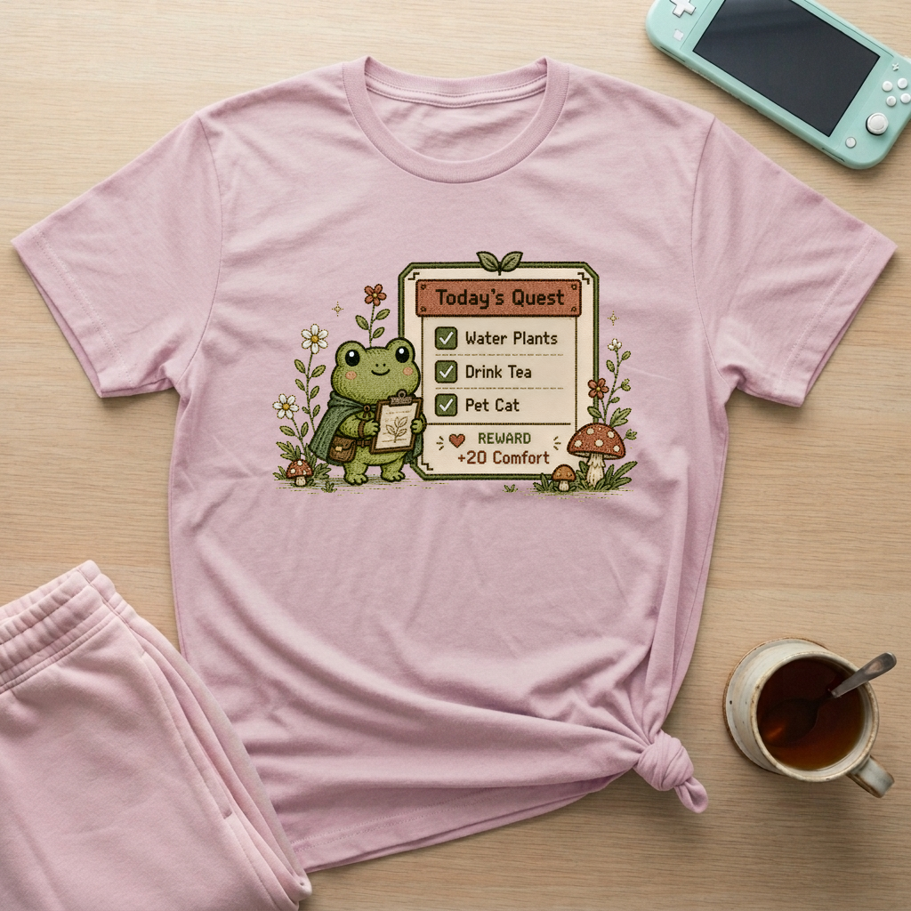 Today's Quest T-Shirt - Today's Quest_light_pink