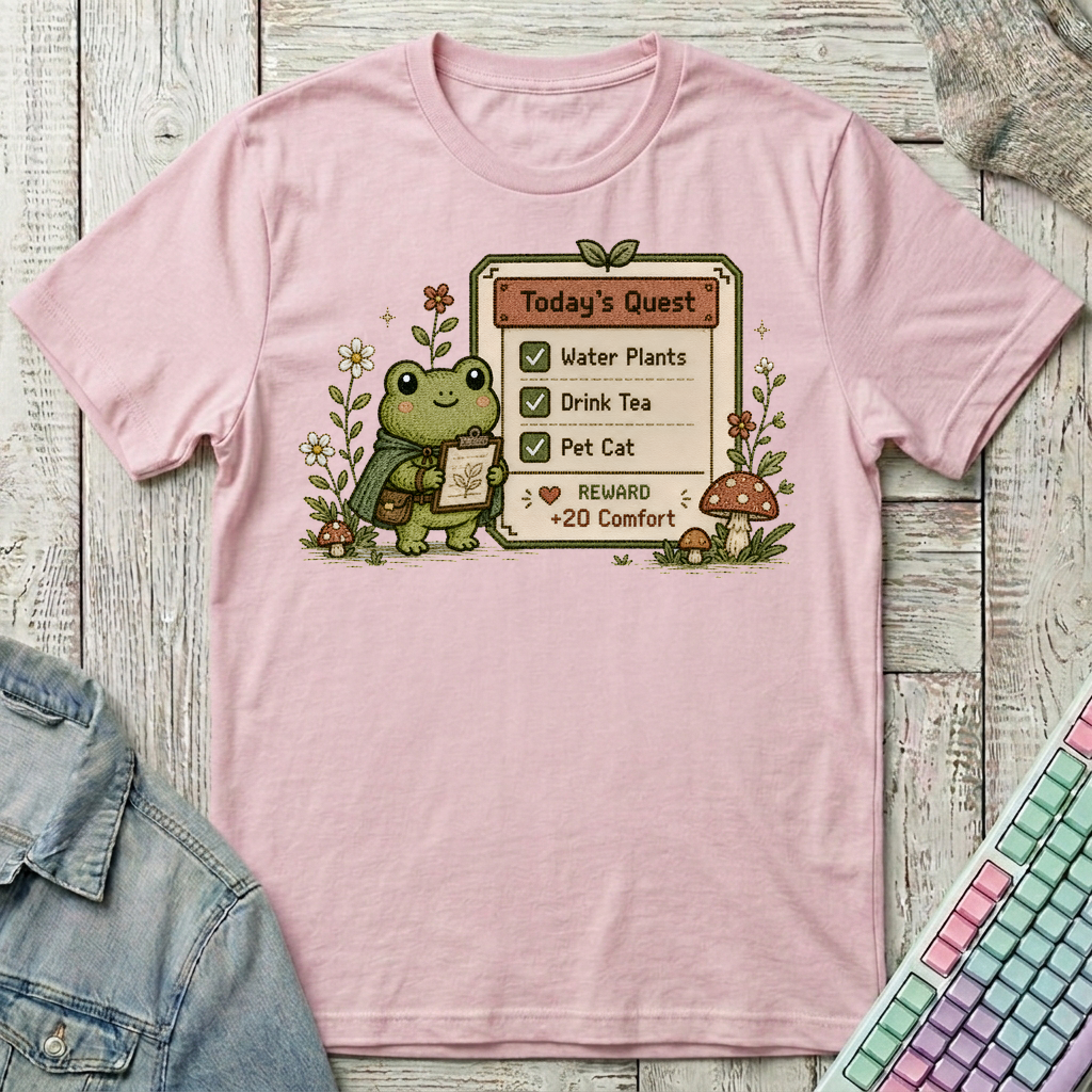 Today's Quest T-Shirt - Today's Quest_light_pink