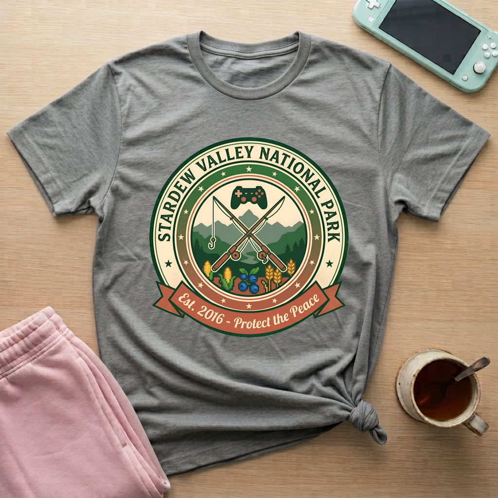 Valley Gaming Preserve T-Shirt - Valley Gaming Preserve_graphite_heather