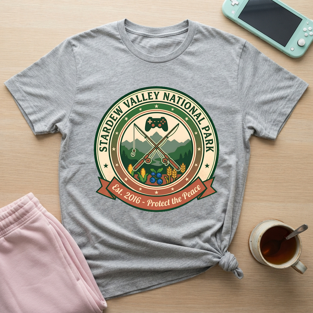 Valley Gaming Preserve T-Shirt - Valley Gaming Preserve_sport_grey
