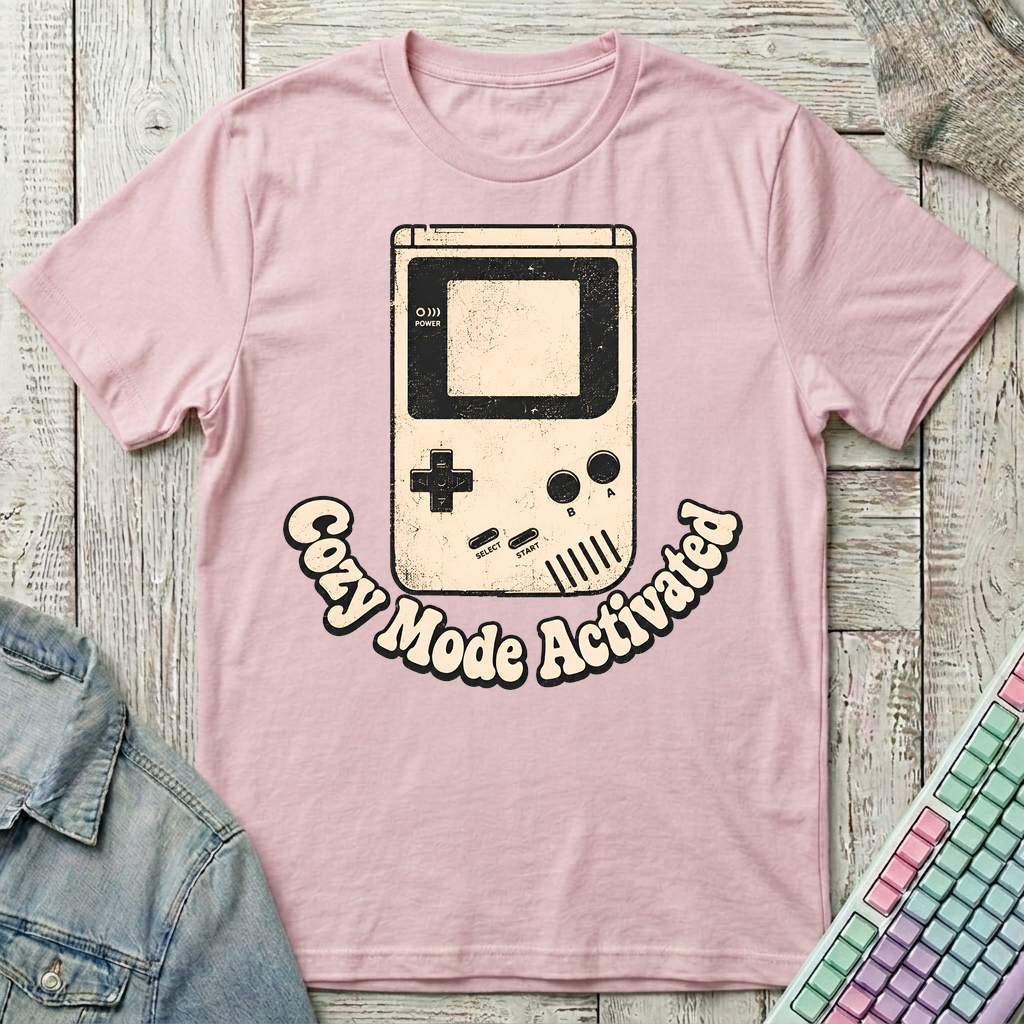 Vintage Cozy Mode T-Shirt - Vintage Cozy Mode_light_pink