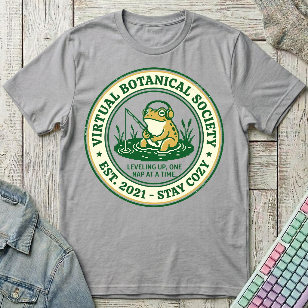 Virtual Botanical Society T-Shirt - Virtual Botanical Society_sport_grey