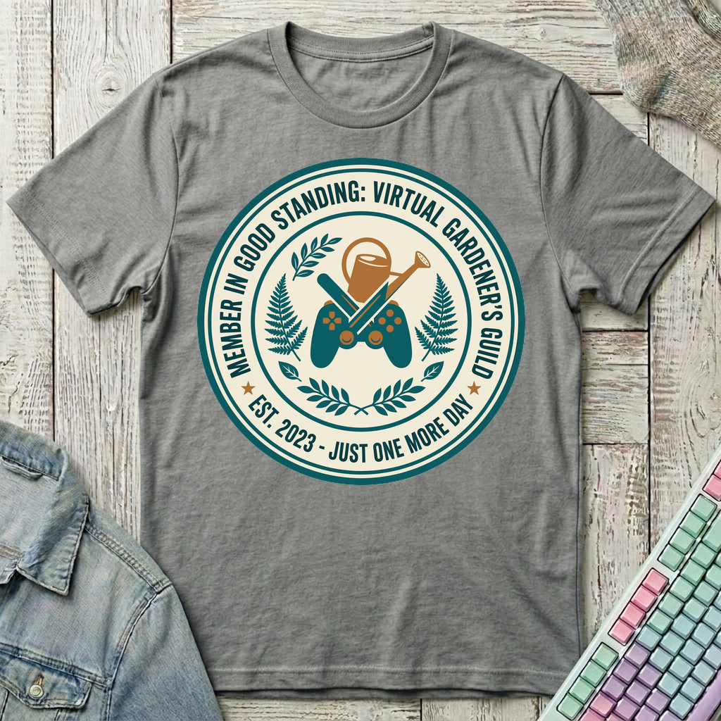 Virtual Gardener's Guild T-Shirt - Virtual Gardener's Guild_graphite_heather