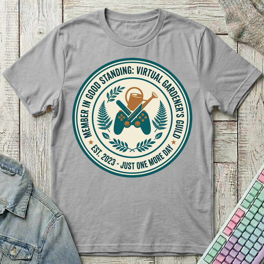 Virtual Gardener's Guild T-Shirt - Virtual Gardener's Guild_sport_grey