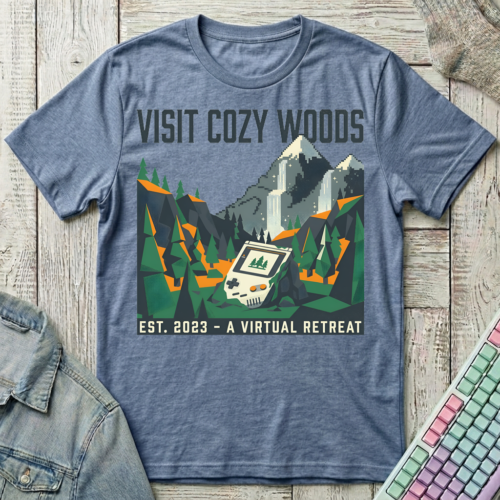Virtual Retreat T-Shirt - Virtual Retreat_heather_indigo
