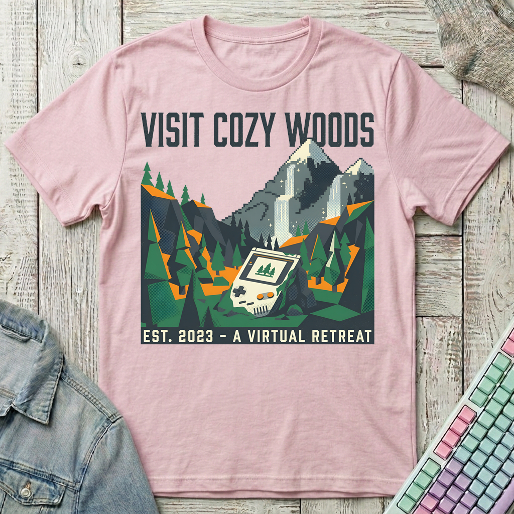 Virtual Retreat T-Shirt - Virtual Retreat_light_pink