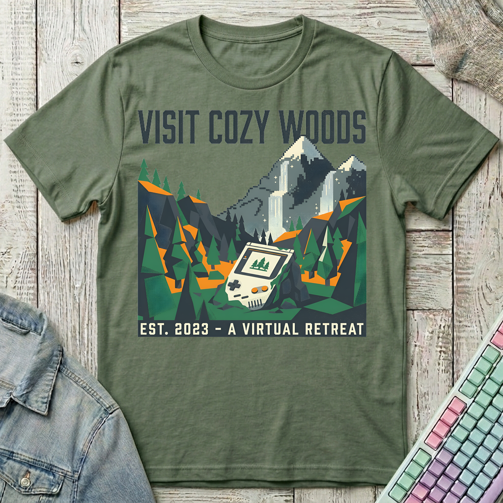 Virtual Retreat T-Shirt - Virtual Retreat_military_green