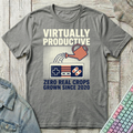 Virtually Productive T-Shirt - Virtually Productive_graphite_heather