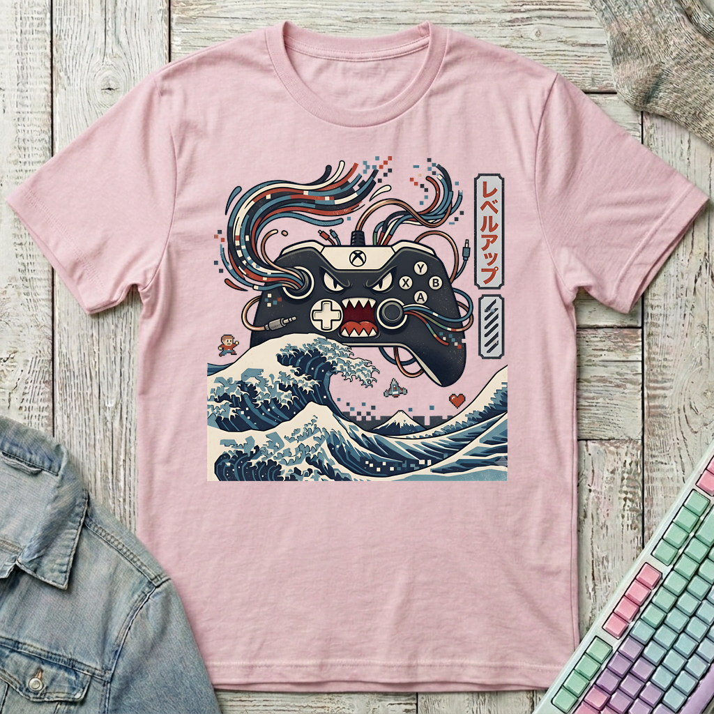 Wave Controller T-Shirt - Wave Controller_light_pink