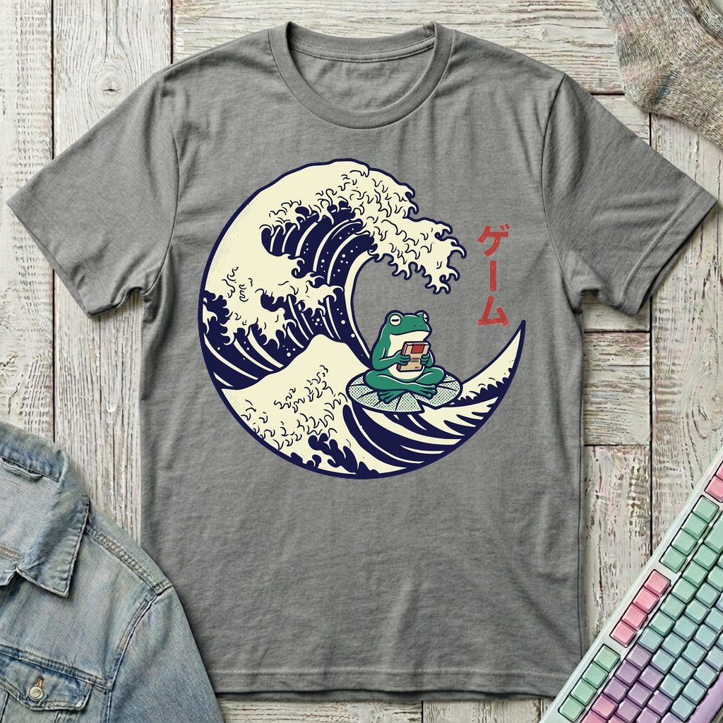 Wave Pause T-Shirt - Wave Pause_graphite_heather