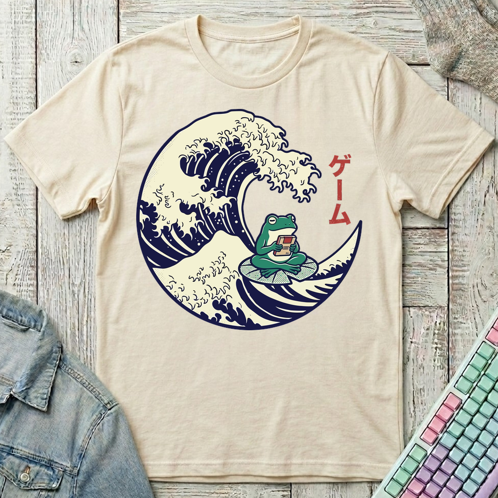 Wave Pause T-Shirt - Wave Pause_natural