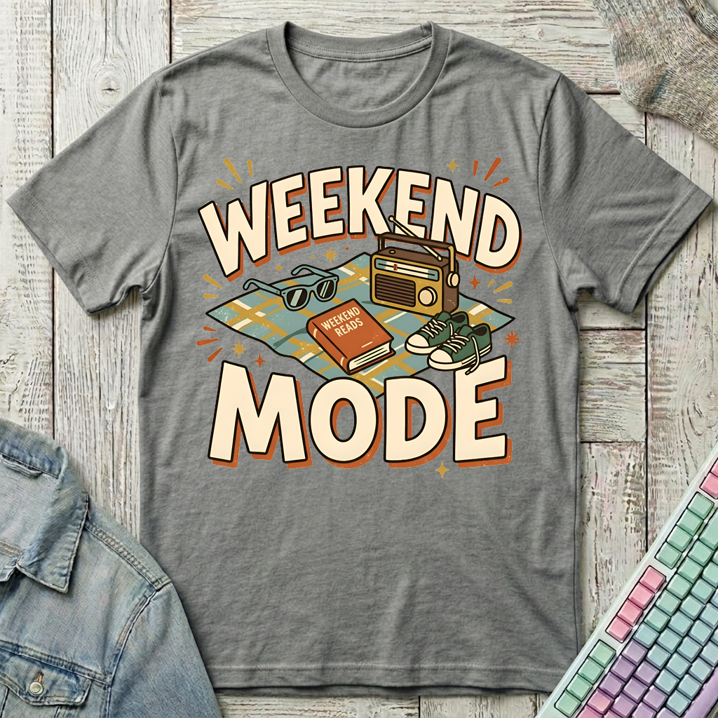 Weekend Mode T-Shirt - Weekend Mode_graphite_heather
