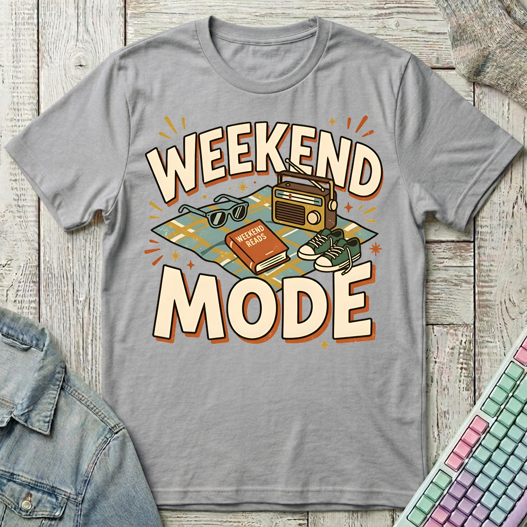 Weekend Mode T-Shirt - Weekend Mode_sport_grey