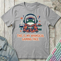 Whimsical Gaming Frog T-Shirt - Whimsical Gaming Frog_sport_grey