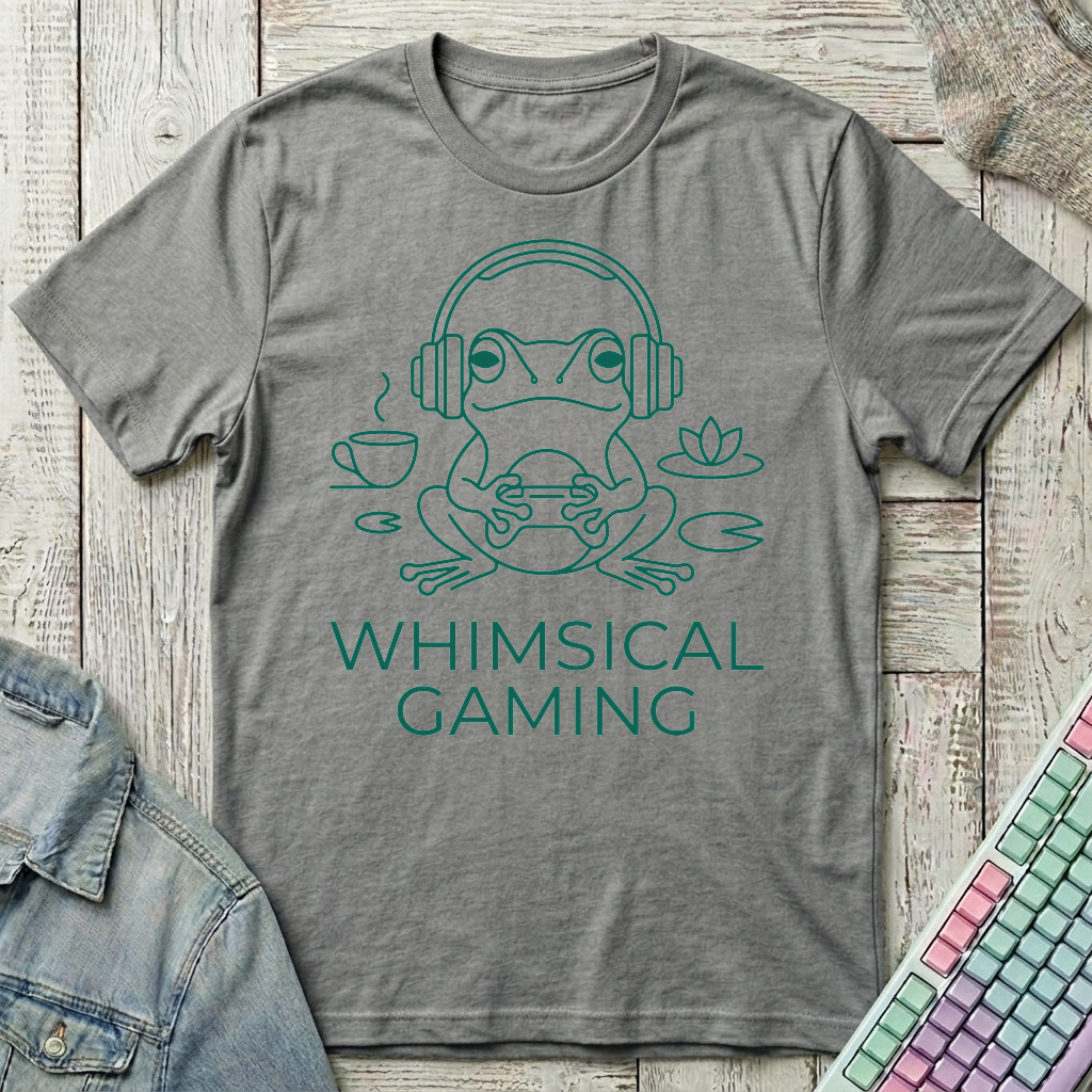Whimsical Gaming T-Shirt - Whimsical Gaming_graphite_heather