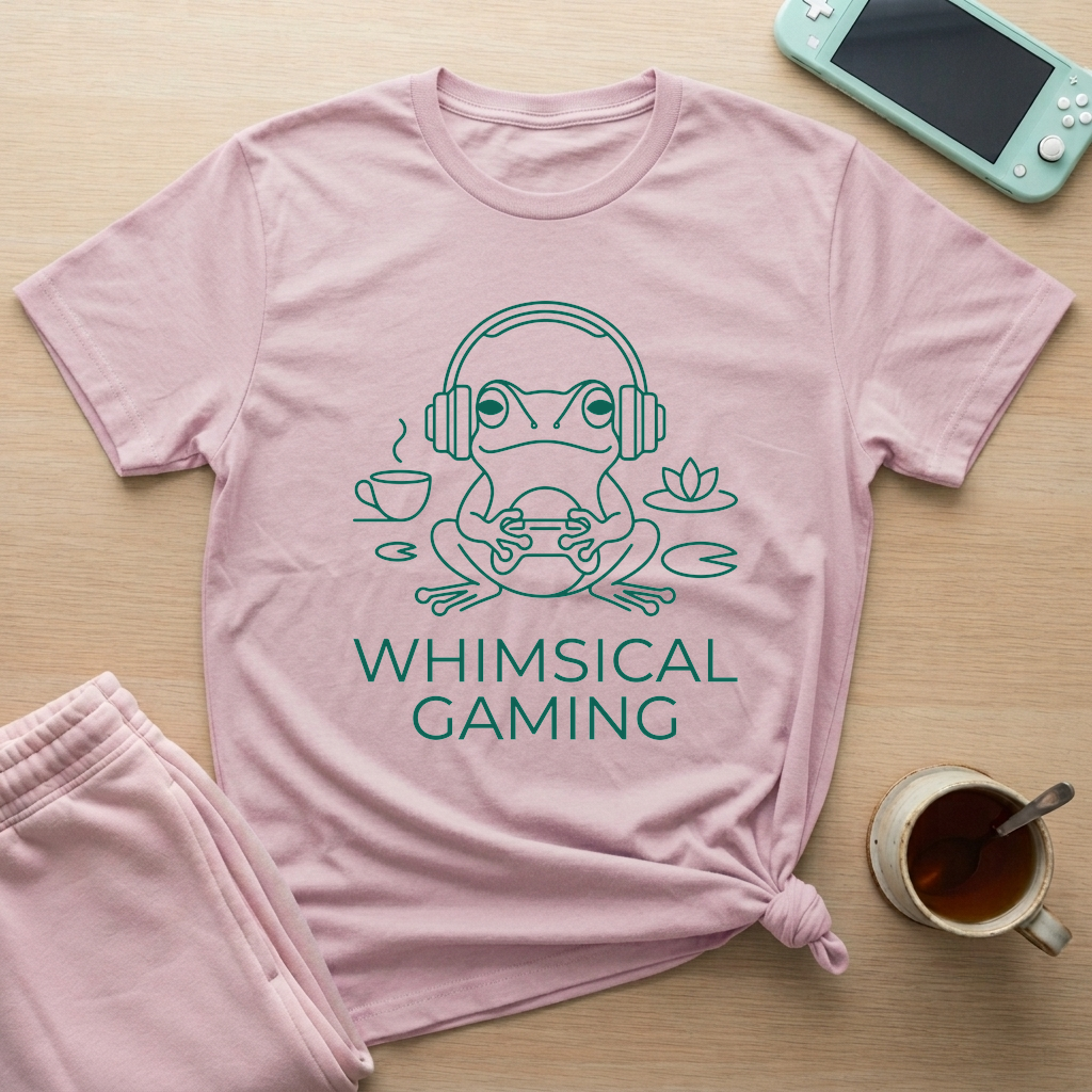Whimsical Gaming T-Shirt - Whimsical Gaming_light_pink