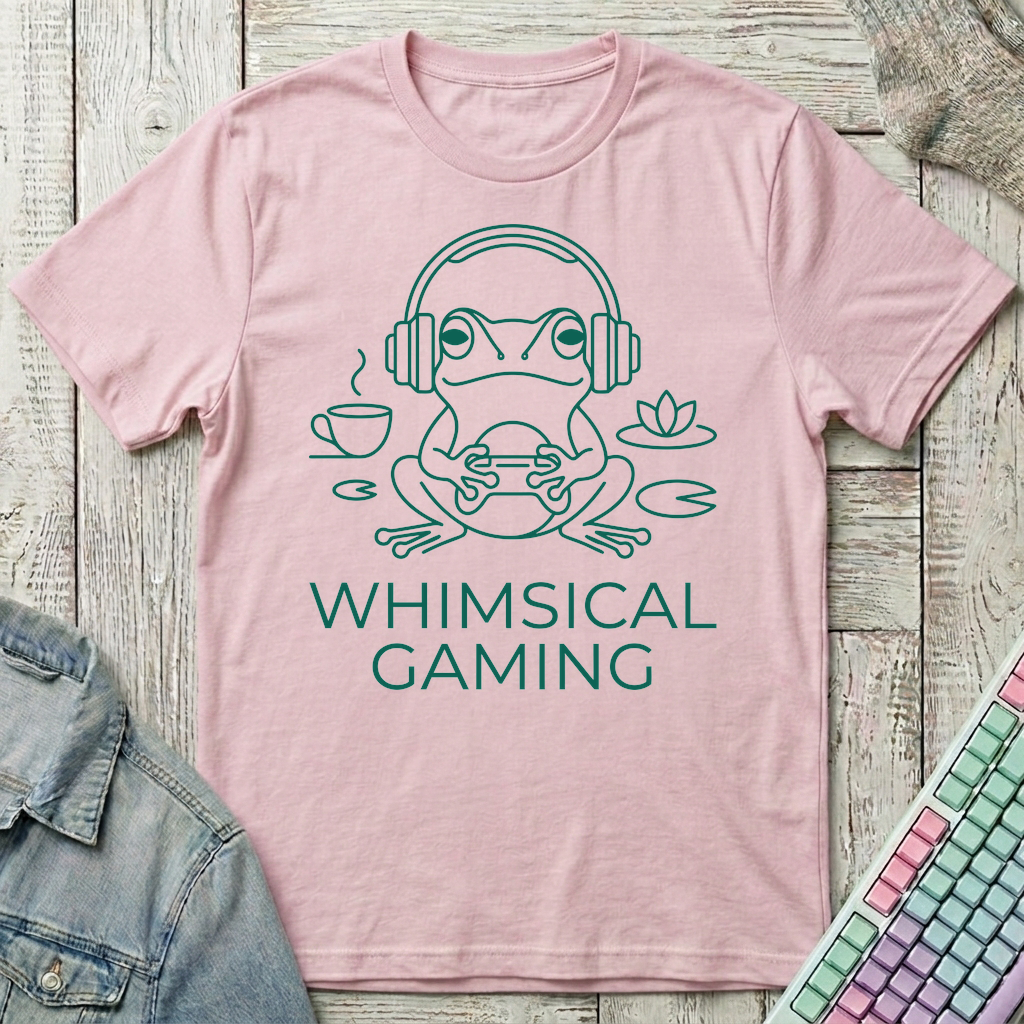 Whimsical Gaming T-Shirt - Whimsical Gaming_light_pink
