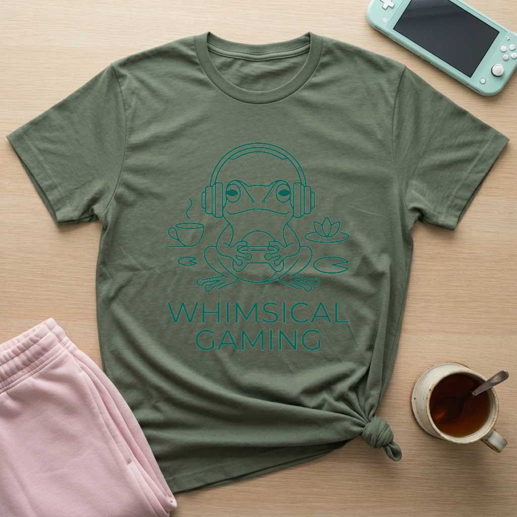 Whimsical Gaming T-Shirt - Whimsical Gaming_military_green