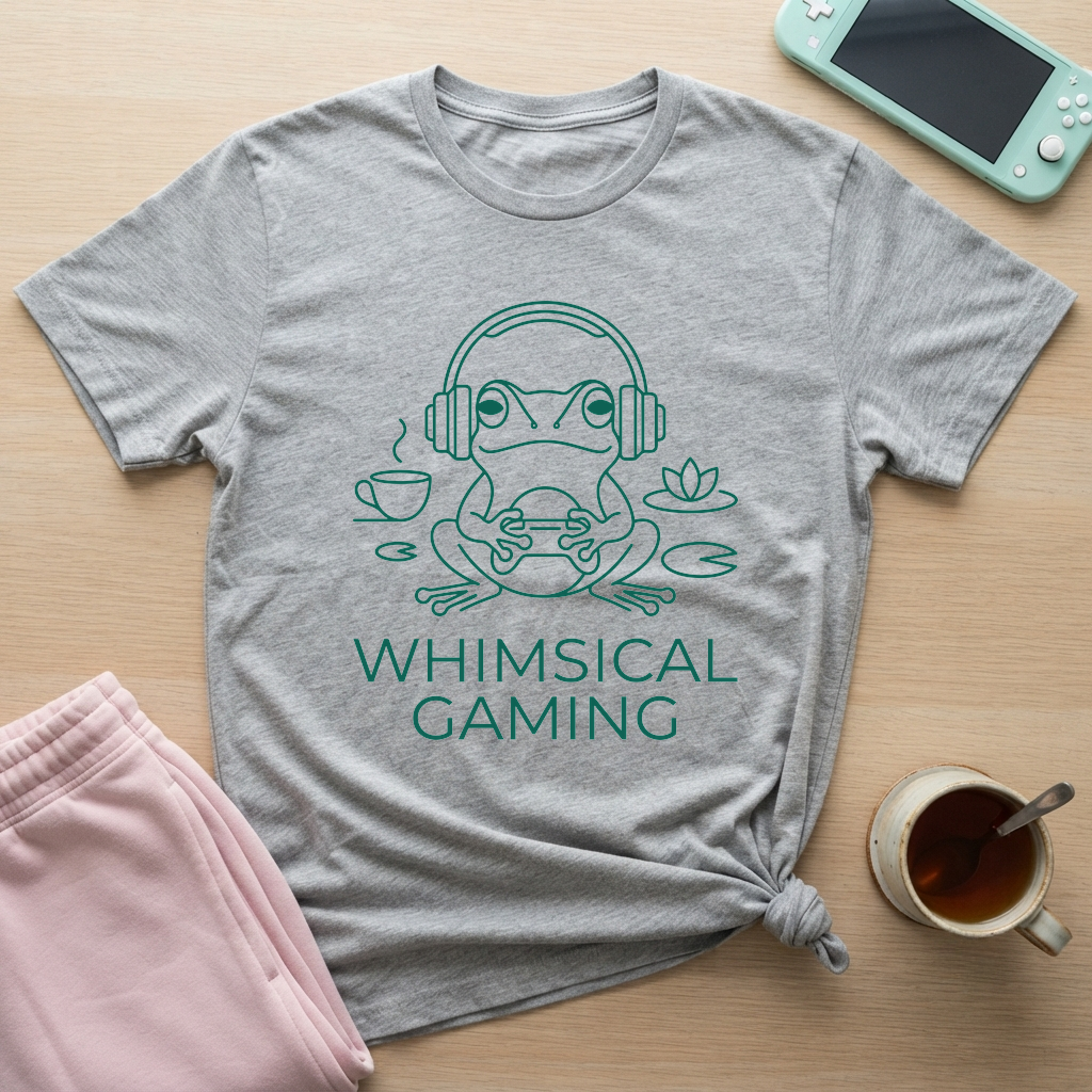 Whimsical Gaming T-Shirt - Whimsical Gaming_sport_grey