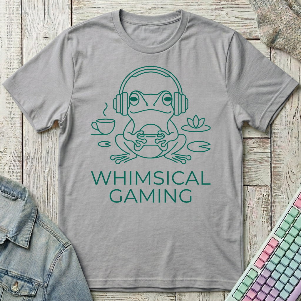 Whimsical Gaming T-Shirt - Whimsical Gaming_sport_grey