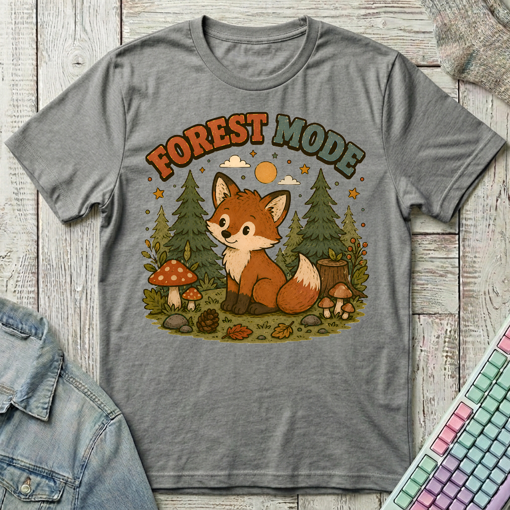 Woodland Escape T-Shirt - Woodland Escape_graphite_heather