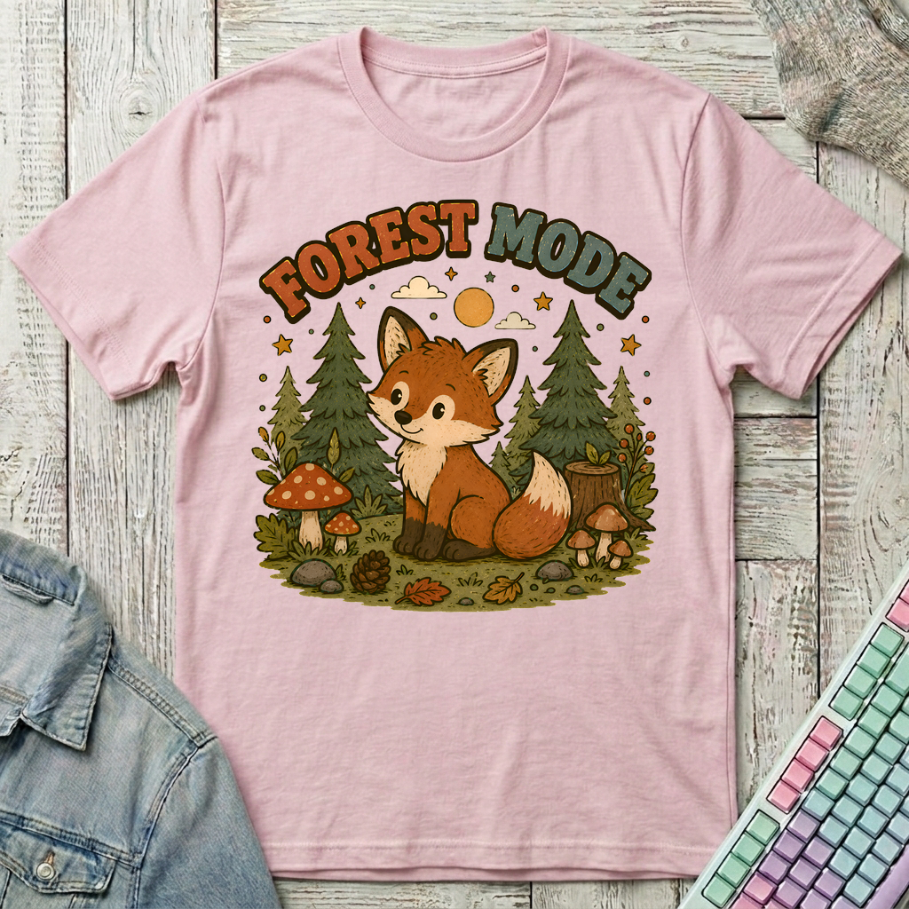 Woodland Escape T-Shirt - Woodland Escape_light_pink