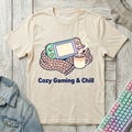 Wrapped Up & Gaming T-Shirt - Wrapped Up & Gaming_natural