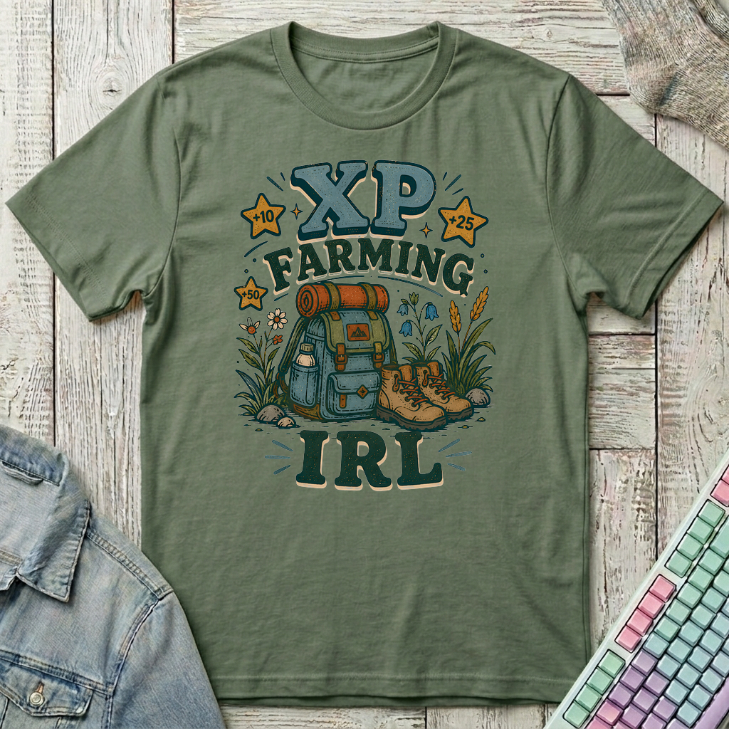 XP Farming IRL T-Shirt - XP Farming IRL_military_green