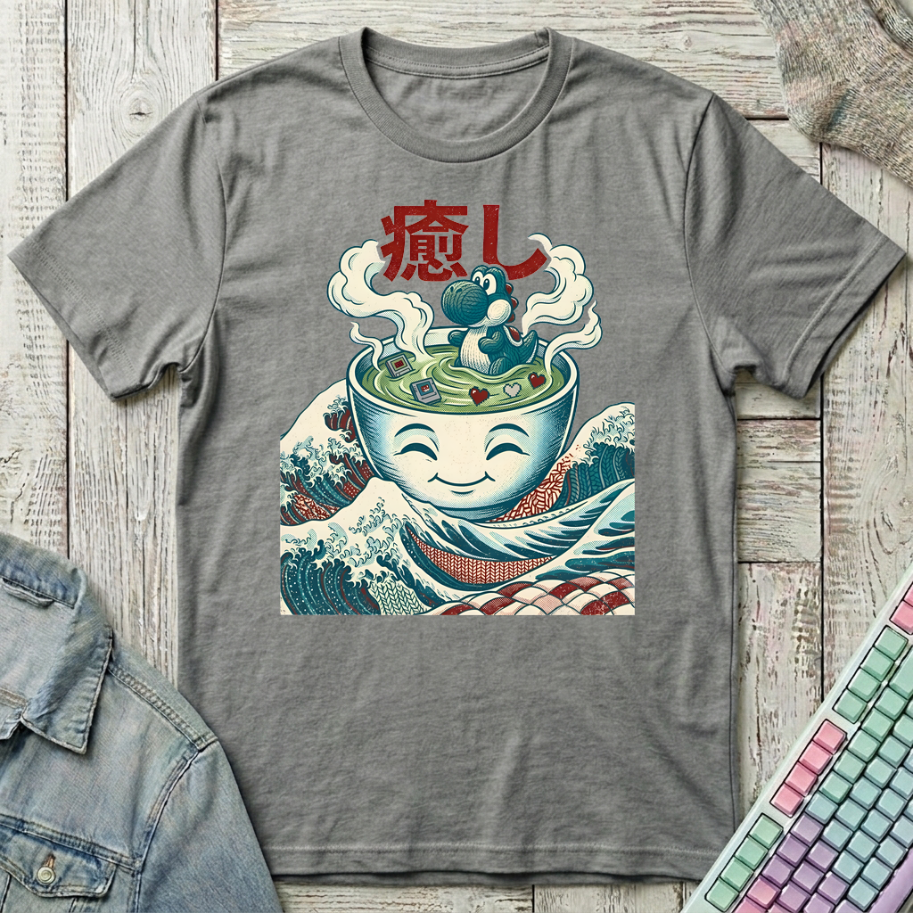 Yarn Monster – Healing Mode T-Shirt - Yarn Monster – Healing Mode_graphite_heather