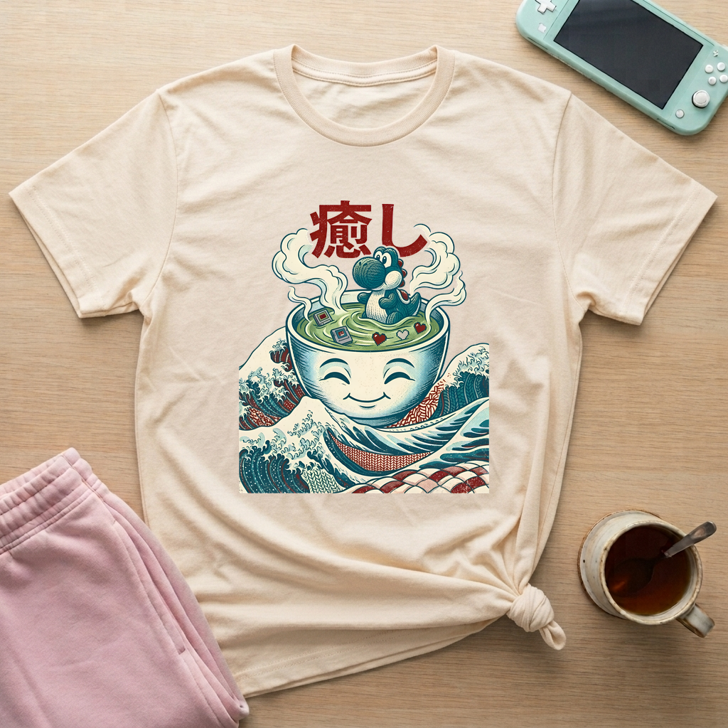 Yarn Monster – Healing Mode T-Shirt - Yarn Monster – Healing Mode_natural