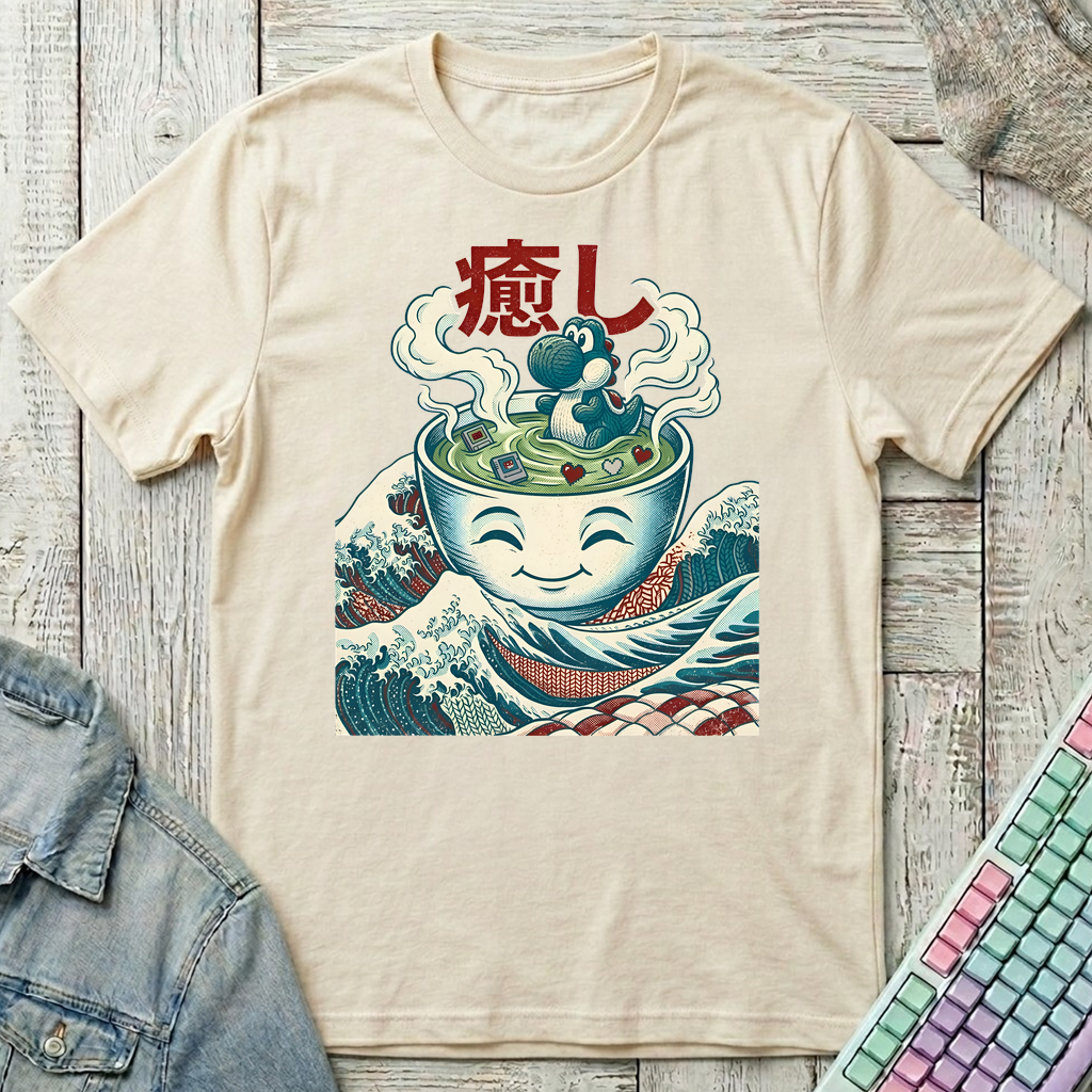 Yarn Monster – Healing Mode T-Shirt - Yarn Monster – Healing Mode_natural