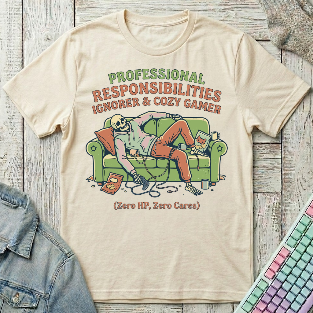 Zero HP Gamer T-Shirt - Zero HP Gamer_natural
