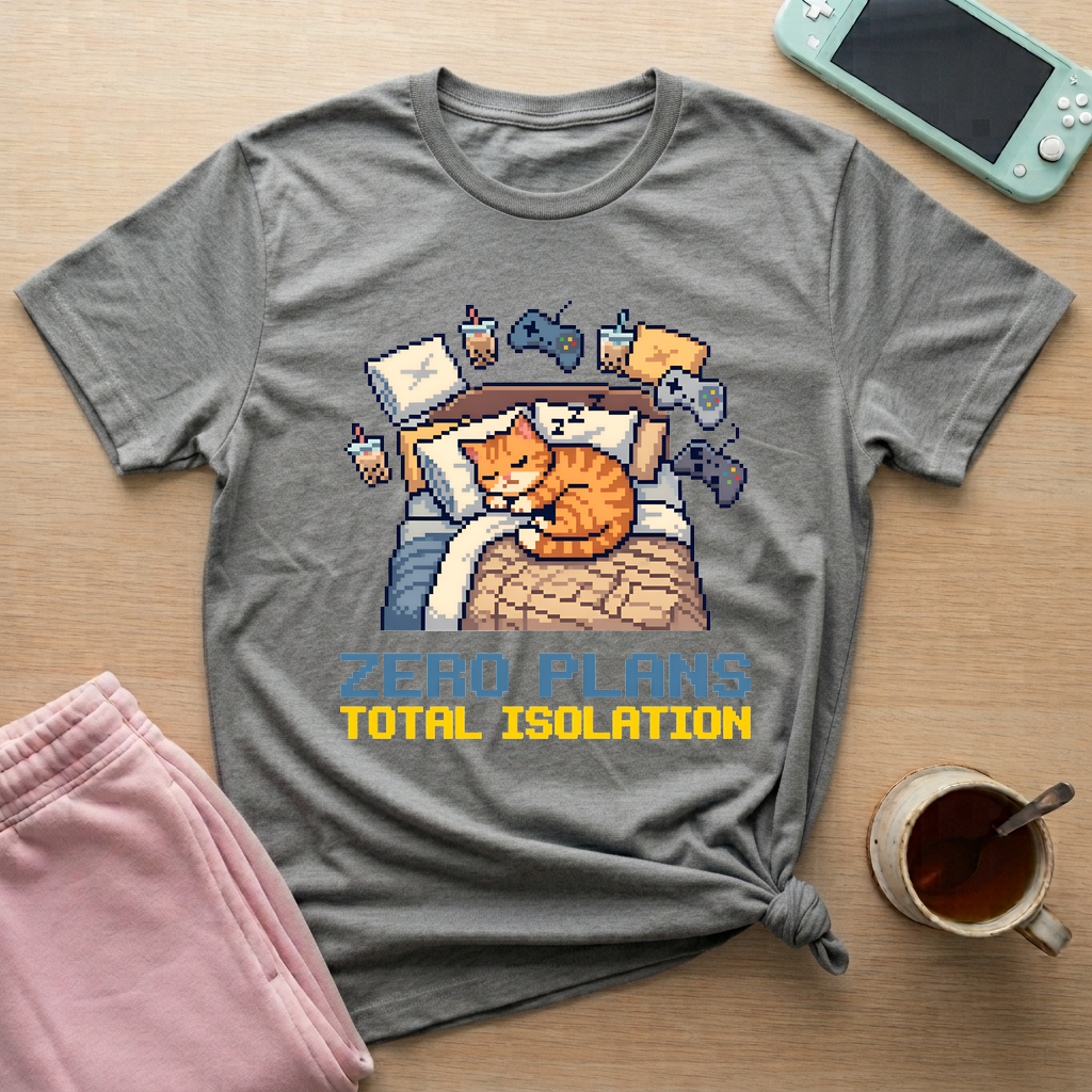 Zero Plans Total Isolation T-Shirt - Zero Plans Total Isolation_graphite_heather