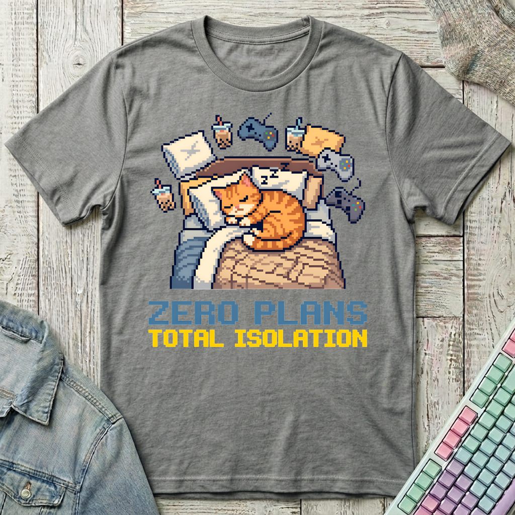 Zero Plans Total Isolation T-Shirt - Zero Plans Total Isolation_graphite_heather